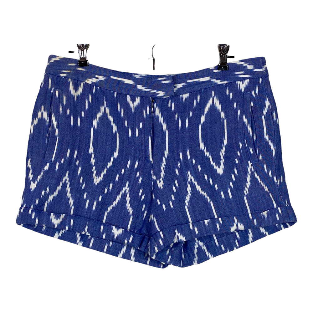 J. Crew Blue and White Jean Shorts